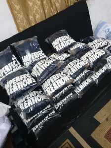 Sudadera con Capucha Negra Desgastada de Algodón 100%, 340 GSM, Peso Pesado, Estampada, para Hombre, Estilo Desgastado por el Sol, para Invierno - Product Image 6