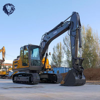 Excavatrice SANY d'occasion, modèle 2022, 12 tonnes, moteur Cummins, origine Shandong, meilleure occasion à vendre