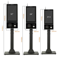 EY-32-21,5/24/27/43 Self-Service Touch Screen Cash Register POS Self-Service Meal Ordering & Settlement Machine