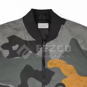 Blouson d'hiver pour homme personnalisé avec col montant et logo frontal, à capuche, respirant et écologique, service OEM en gros - Product Image 5