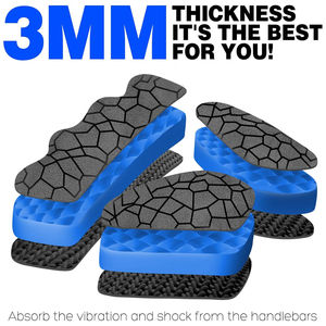 Gants de vélo de nouvelle conception, rembourrage en gel à mémoire de forme absorbant les chocs, gants de vélo de route respirants sans doigts, logo personnalisé - Product Image 3