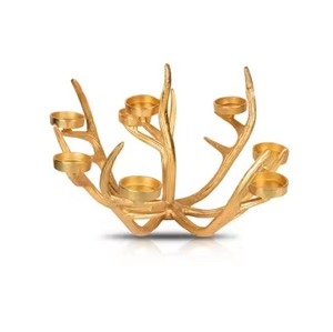 Hermoso diseño de renos portavelas regalo de Navidad velas portavelas Luz de té boda fiesta decoración del hogar adorno de Navidad - Product Image 2