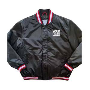 Hombres 2025 Trending Sports Fashion Collage OEM Patch Custom Lettermen Bomber Jacket - Product Image 5