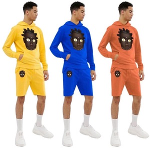 Nouvelle arrivée 2024 Ensemble sweat à capuche et short à manches longues respirant et ensemble de jogging court meilleur fournisseur - Product Image 1
