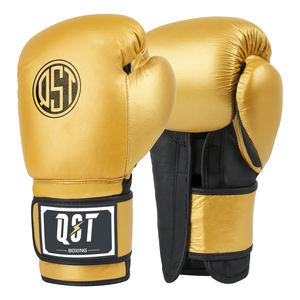 ถุงมือชกมวยหนังสังเคราะห์แบบปรับได้ดูดซับความชื้นแบบเจาะโลโก้ได้ผลิตตามสั่ง - Product Image 5