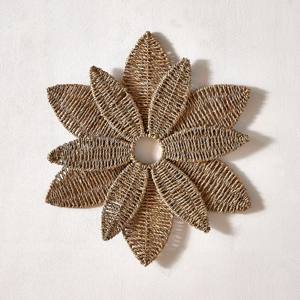 Decorative <b>wall</b> designs weaving seagrass hanging <b>arts</b> sea grass <b>wall</b>-mounted <b>art</b> home decoration - Product Image 2