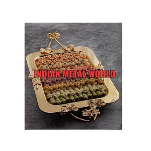 ถาดอะคริลิกใส่ขนมหวานขนาดใหญ่ถาดช็อคโกแลตเรซินรูปร่างแบบกำหนดเองดีไซน์หรูหราสำหรับใช้ในงานแต่งงาน - Product Image 5