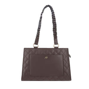 Sacs fourre-tout en cuir tissé à la main de qualité supérieure de couleur personnalisée pour femmes 100% fermeture à glissière en cuir d'origine - Product Image 2