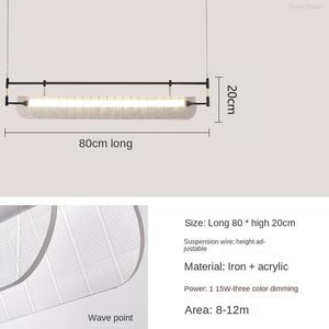 โคมไฟเพดาน LED ทรงรี ดีไซน์เรียบง่ายทันสมัย ปรับความสว่างได้ เหมาะสำหรับห้องครัว ร้านอาหาร บาร์ - Product Image 6