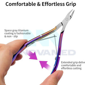 Alicates para Cutículas Curvos de Alto Rendimiento, Multicolores, Nuevo Modelo, Mejor Proveedor, Acero Inoxidable, Apertura de Mandíbula Ancha, Duraderos - Product Image 6