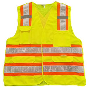 Chaleco de Seguridad Reflectante de Alta Visibilidad, Impermeable, ANSI Clase 1, EN ISO 20471 Clase 2, Múltiples Bolsillos, Ropa de Trabajo de Construcción, Duradero - Product Image 2