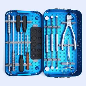 Recién llegado, conjunto de jaula de malla de titanio espinal ortopédica, instrumentos quirúrgicos de calidad, cirugía de columna, MOL eléctrico de acero inoxidable - Product Image 4