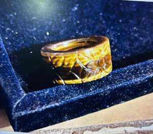 Anillo hecho a mano de ojo de tigre natural Anillo hermoso para mujer. - Product Image 2