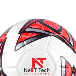 เทคโนโลยีการแข่งขันฟุตบอลไฮบริดแบบมืออาชีพวัสดุพื้นผิว TPU ลูกบอลออกแบบเองและโลโก้ตามสั่ง - Product Image 6