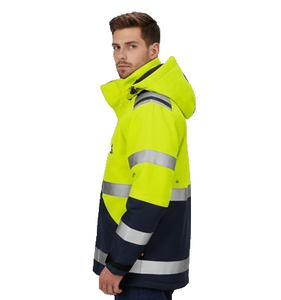 Sudadera de Seguridad Reflectante para Hombre, Ropa de Trabajo de Seguridad, Precio al por Mayor OEM ODM, Chaquetas de Seguridad de Alta Calidad en Venta - Product Image 4