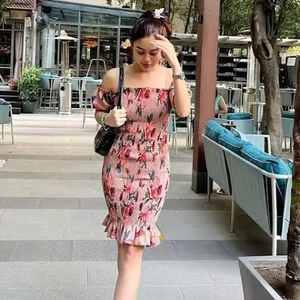 Robe indienne élégante en coton faite à la main, robe de soirée à la mode pour femme, tenue d'été pour mariée, cadeau personnalisé, robe en solde - Product Image 1