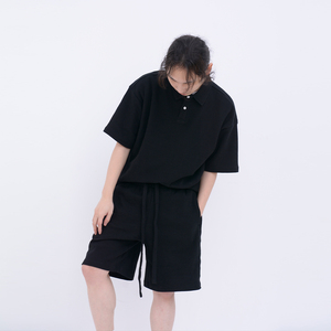 ชุดกีฬาสองชิ้นสำหรับผู้ชายชุดออกกำลังกายแบบลำลองแห้งเร็วเสื้อยืดแขนสั้น CCM สำหรับผู้ชายใส่ในฤดูร้อน - Product Image 4