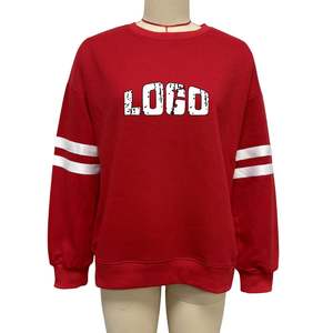 Sudaderas de Cuello Redondo a Rayas con Lavado Ácido para Mujer, Tops Casuales de Manga Larga, Cómodas, de Alta Calidad, 100% Algodón - Product Image 6