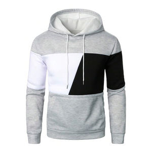 Fabricant de logo personnalisé Pull-over en polaire chaud et décontracté Sweat-shirt à capuche en coton vierge uni Vêtements à la mode Sweatshirts à capuche pour hommes - Product Image 2