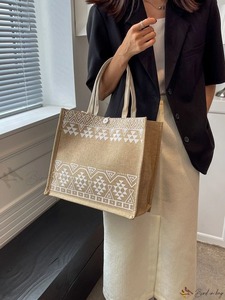 ชุดถุงปอกระเจากันน้ำ3ชิ้นดีไซน์ทำด้วยมือเหมาะสำหรับเป็นของขวัญถุงผ้าแคนวาสจากธรรมชาติ - Product Image 6