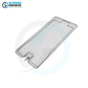 Tapa Médica Profesional de Acero Inoxidable para Canasta DIN de Base Plana, Reutilizable, con Certificación CE para Clínicas y Hospitales - Product Image 1