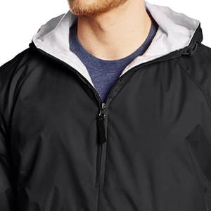 Nueva Llegada Chaqueta de Lluvia para Hombre de Invierno, Estilo Urbano, Hecha a Medida, al por Mayor, de Secado Rápido, Transpirable, con Cuello Alto y Patrón de Letras, Térmica - Product Image 3