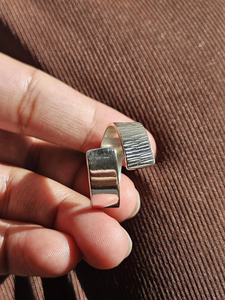 Anillo Espiral Ajustable de Plata de Ley 925, Joyería Minimalista Hecha a Mano para Mujer, Uso Diario, Regalo, Precio Directo de Fábrica - Product Image 3