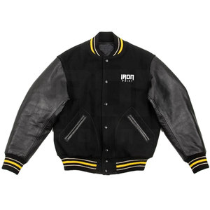 เสื้อกันหนาวมีปกคอตั้งสำหรับผู้ชายโลโก้ด้านหน้าสำหรับฤดูหนาว - Product Image 1