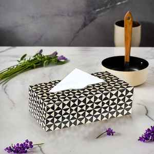 Boîte à mouchoirs en résine, boîte à serviettes en résine, vaisselle de haute qualité, vente en gros de porte-mouchoirs en résine - Product Image 5