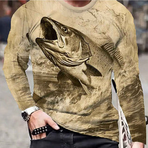 Vente en gros d'usine de chemises de pêche confortables pour hommes, meilleures ventes de chemises de pêche personnalisées pour hommes - Product Image 3