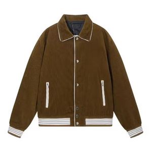 Chaqueta de Cuero con Logotipo Personalizado de Béisbol de Alta Calidad, Estilo Urbano, Bordada, Holgada, para Hombre - Product Image 2