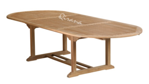 Muebles de oficina de madera de teca modernos de clase alta, mesa de forma ovalada de extensión única, muebles cómodos para reuniones para hoteles - Product Image 4
