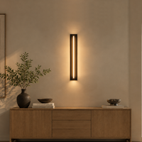 Applique murale linéaire LED moderne dimmable 3000K-6000K, étanche, longue, pour intérieur, vente en gros
