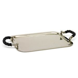 Plateau de service rectangulaire en métal et inoxydable fantaisie pour chambre d'hôtel et restaurant pour service alimentaire Plateau recyclable pour usage domestique - Product Image 6