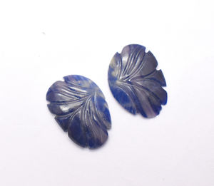 Zafiro natural de grado A de 18X13mm tallado elegante para hacer pendientes hechos a mano Vintage sin calentar zafiro azul piedra preciosa 13,25 Cts - Product Image 4