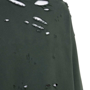 Fine Quality Men's Distressed Hoodie Custom Logo Long <b>Sleeve</b> Loose Style Comfortable <b>Blanket</b> Design Size 6XL Digital Custom - Product Image 4