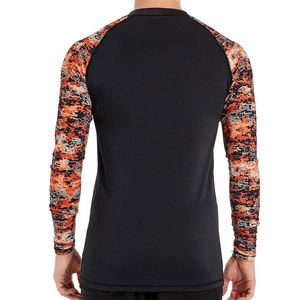ชุดป้องกันผดผื่นสำหรับผู้ชายผู้ใหญ่ผ้ายืดเข้ารูปพอดีตัวแห้งเร็วแขนยาวพิมพ์ซับลิเมชัน - Product Image 2