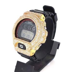 Nuevo Reloj Digital Multifunción de Lujo, Chapado en Oro de 18K, Estilo Hip Hop para Hombre, Reloj con Cristales, Diseño de Alta Gama, Premium M - Product Image 5