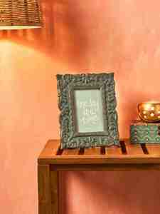 Luxury Buffalo Bone Handmade Modern <b>Photo</b> <b>Frame</b> with Embossed Floral Design Elegant Home Decor Gift Memorable Picture <b>Frame</b> - Product Image 4