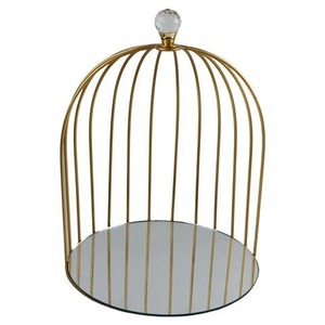 Jaula de Metal para pájaros de estilo Vintage, casa colgante hecha a mano para pájaros, jaula de hierro rústica duradera para jardín, balcón y uso en interiores - Product Image 5