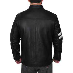 Vestes en cuir d'équitation de moto élégantes pour adultes Cool logo personnalisé nouveauté veste de moto de haute qualité pour hommes au design de mode - Product Image 2