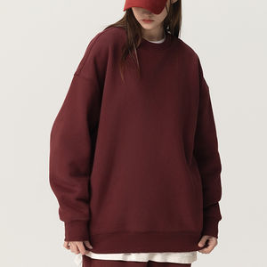 Pull à capuche surdimensionné pour femmes personnalisé de haute qualité avec Boxy Fit Essential Sweatshirts vierges Impression de logo personnalisé en gros - Product Image 3