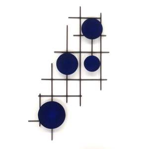 Sculpture murale abstraite moderne en métal, décorative et accrocheuse, pour les murs intérieurs élégants de la maison ou du bureau - Product Image 4