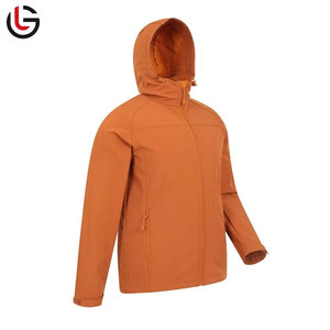 Veste coupe-vent softshell fantaisie personnalisable pour l'hiver long avec capuche debout et fermeture à glissière - Product Image 2