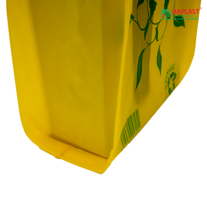 ODM personnalisé imprimé écologique biodégradable 100% recyclable gousset T-Shirt PE sac pour supermarché emballage Logo personnalisé - Product Image 4