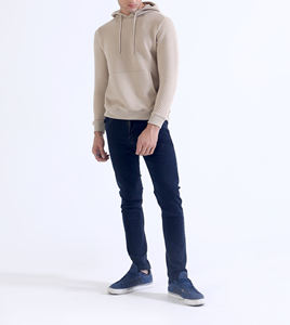 Sudadera con capucha de alta calidad, jersey de lana gruesa de gran tamaño, suelta, personalizada, 350gsm, sudadera recortada, sudaderas con capucha de talla grande para hombre - Product Image 4