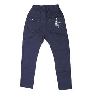 Pantalon en coton pour garçons - Bleu marine - Marine/bleu - Product Image 2