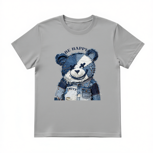 T-Shirt Unisex Oversize Personalizzata 210GSM 100% Cotone Stile Casual con Stampa Serigrafica - Product Image 2