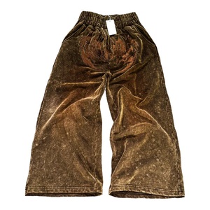 Wholesale Lightweight Casual Street Wear Baggy America Acid Wash Faded Rhinestone Pink Outdoor New Design Jeans <b>Pants</b> Men - Product Image 3