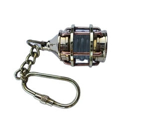 Porte-clés LANTERNE en laiton-Porte-clés nautique marin à collectionner Porte-clés nautique en laiton - Product Image 6